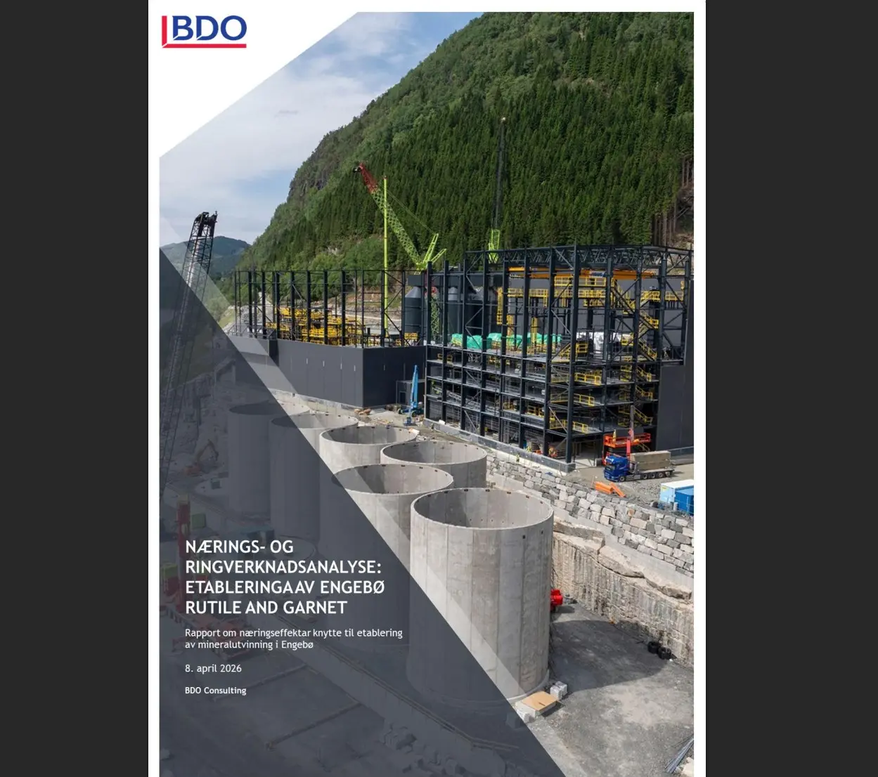 Store ringverknader frå Engebø-prosjektet: Ny analyse viser milliardverdiar og styrkt kompetanse i regionen
